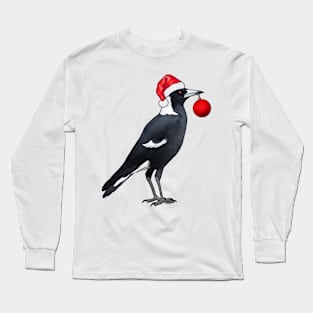 Festive Magpie Long Sleeve T-Shirt